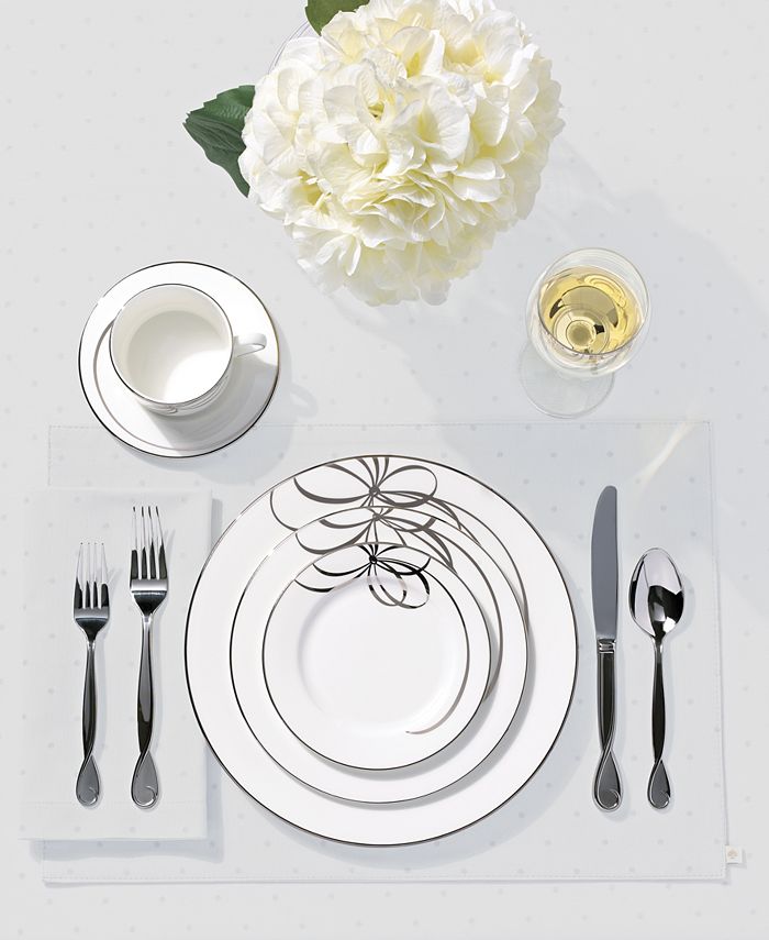 kate spade new york CLOSEOUT! Belle Boulevard 5-Piece Place Setting &  Reviews - Flatware - Dining - Macy's