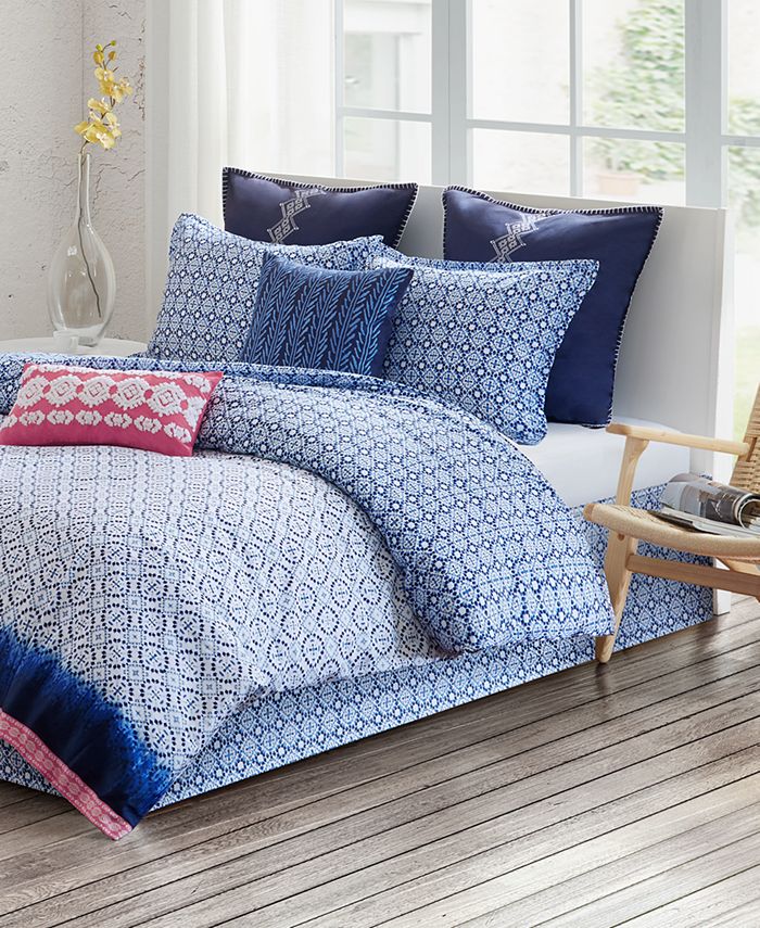 Echo CLOSEOUT! Reversible Shibori Queen Comforter Set Macy's