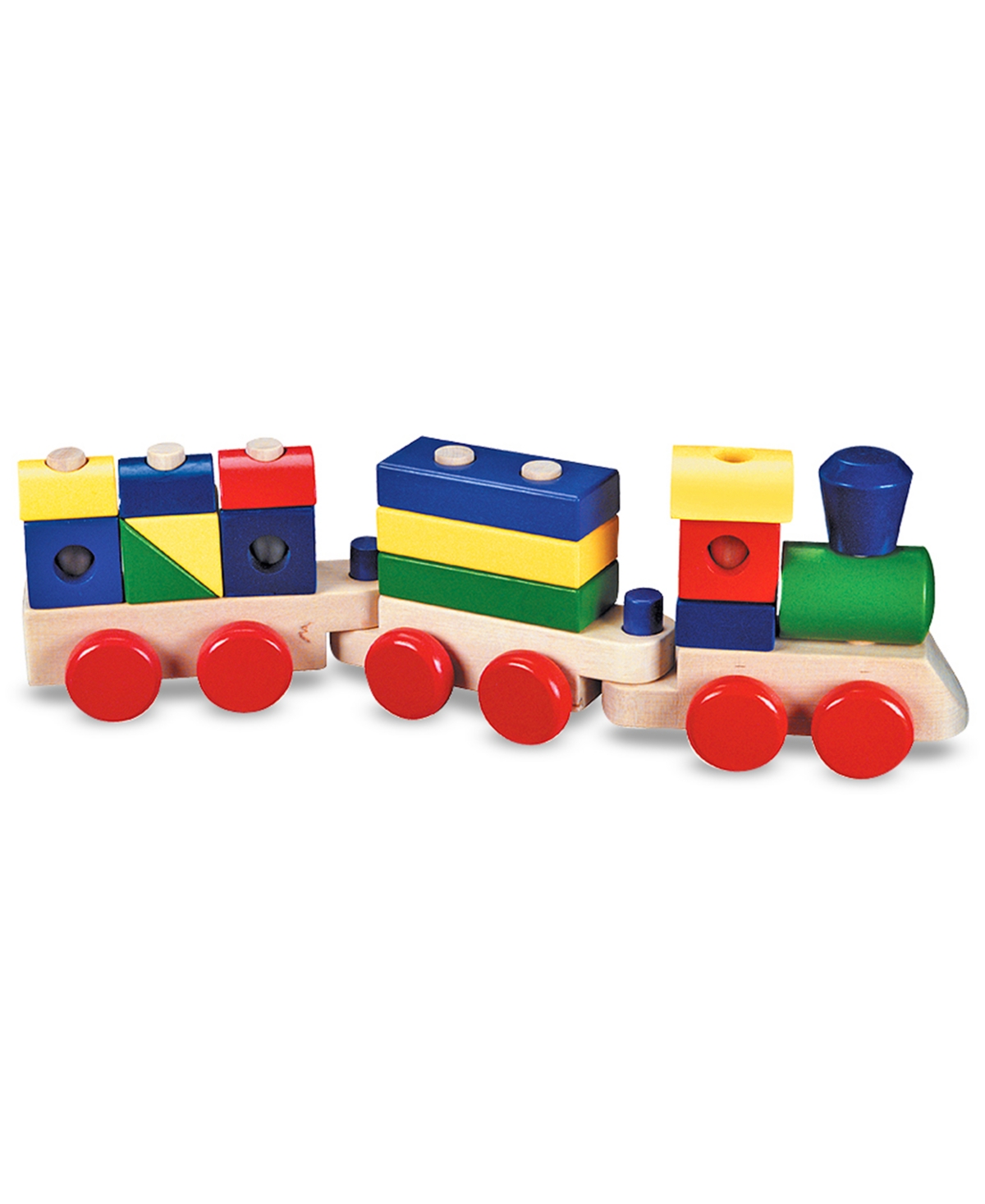 Melissa & Doug Kids' Toy, Stacking Train In No Color