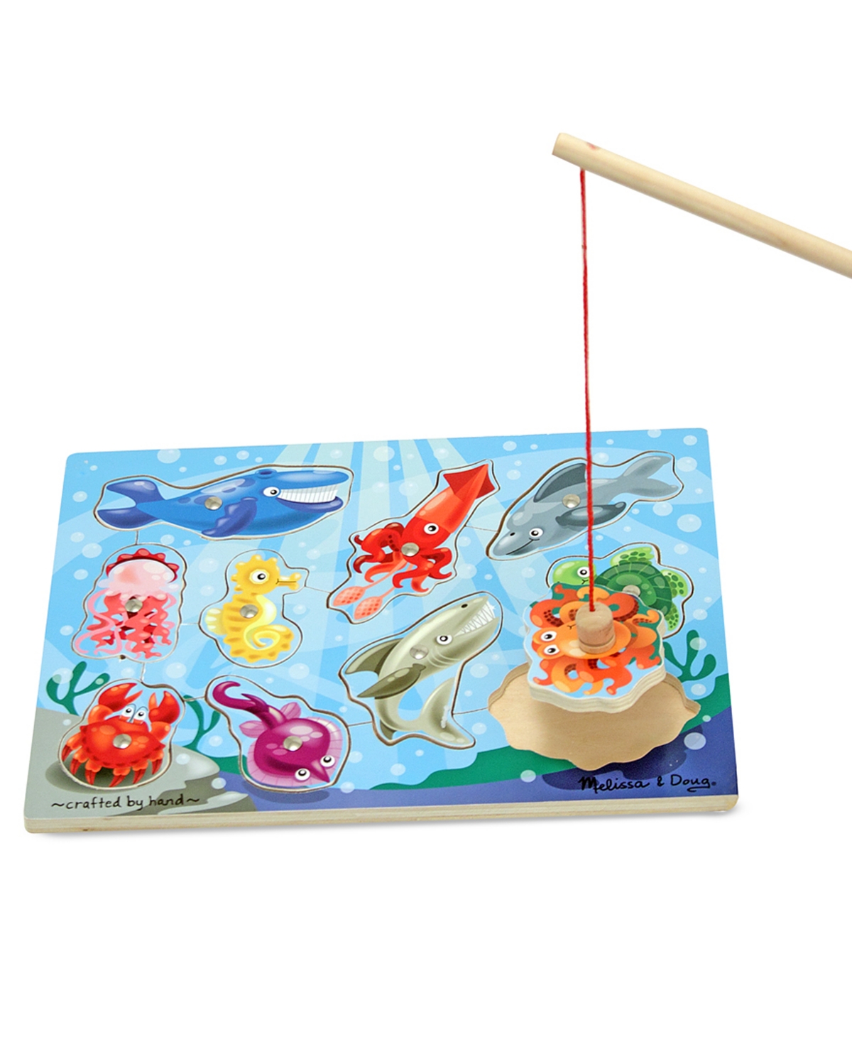 MELISSA & DOUG TOY, FISHING MAGNETIC PUZZLE GAME 
