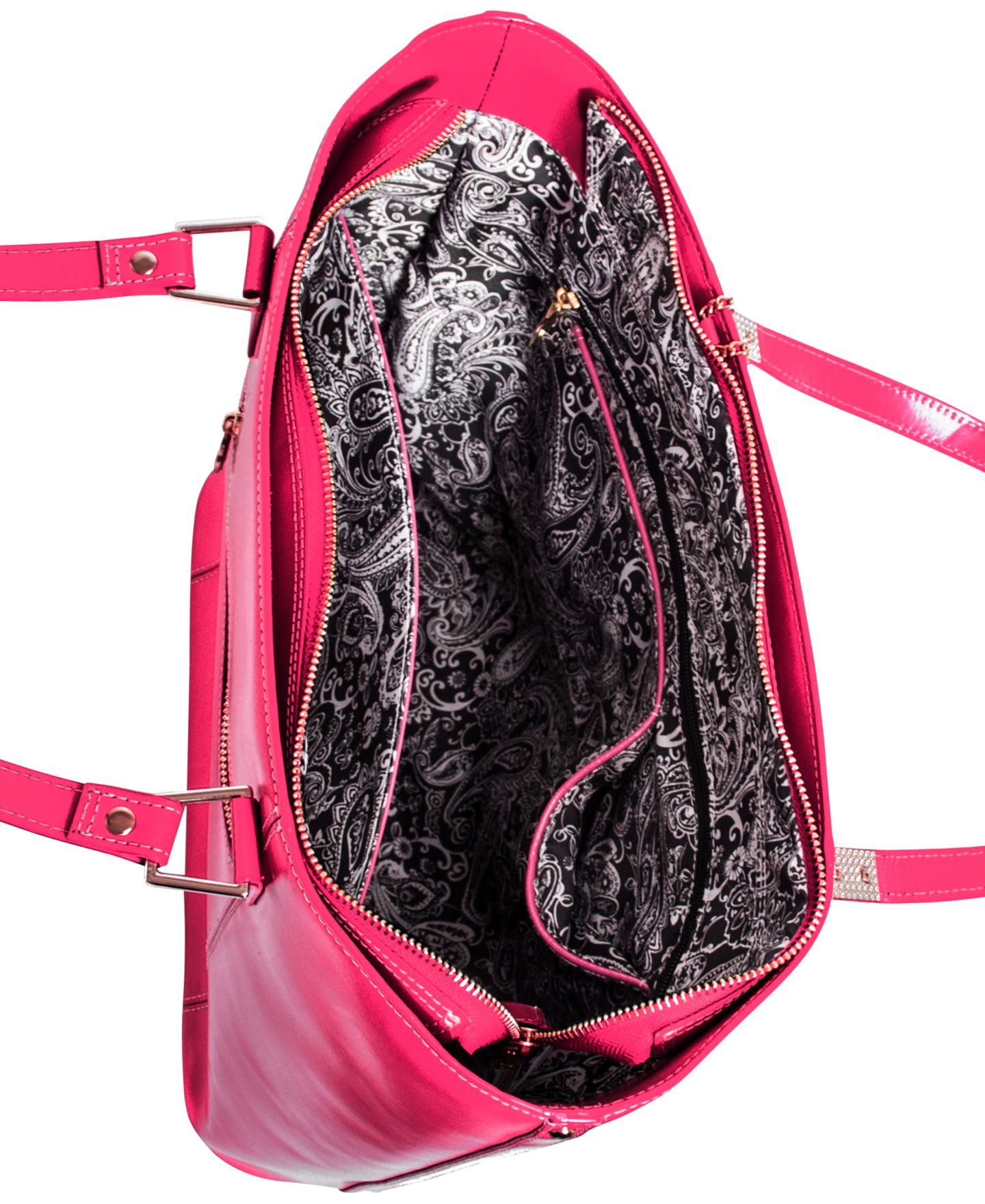 Женская сумка McKlein Cristina Leather Tote, цвет: Фуксия — фото 4
