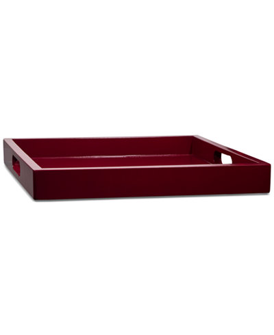 Home Essentials Square Wood Tray
