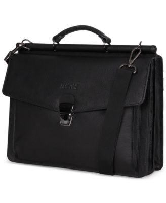 Kenneth Cole Reaction My Rod-Ern Life Leather Dual-Compartment Computer Portfolio Bag