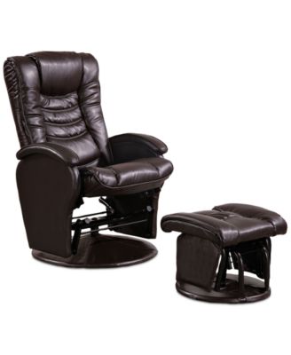 Venetian Worldwide - Gilsen Glider with Ottoman, Quick Ship