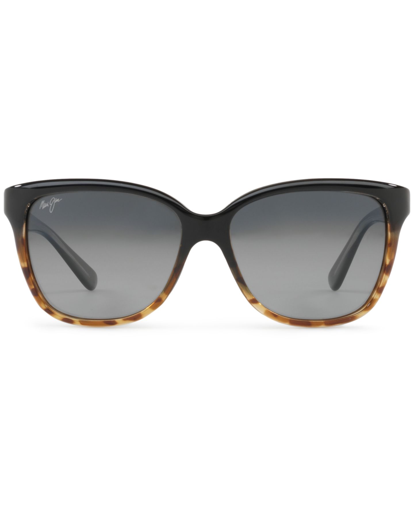 Женские солнцезащитные очки Maui Jim Starfish Polarized Sunglasses, 744, цвет: Чёрный черепаховый / Серый градиентный — фото 2