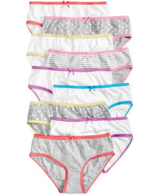 Comfort Choice Women's Plus Size Cotton 3-Pack Color Block Full-Cut Brief  Underwear - 7, Basic Assorted White at  Women's Clothing store