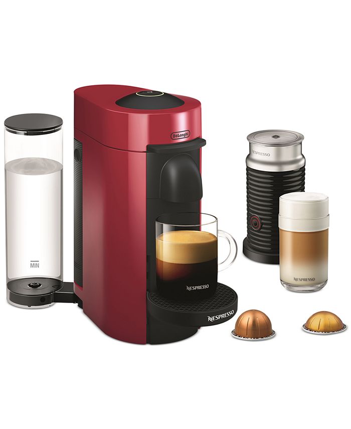 Nespresso Vertuo Next Coffee / Espresso Machine by Breville Cherry Red + 25  Pods