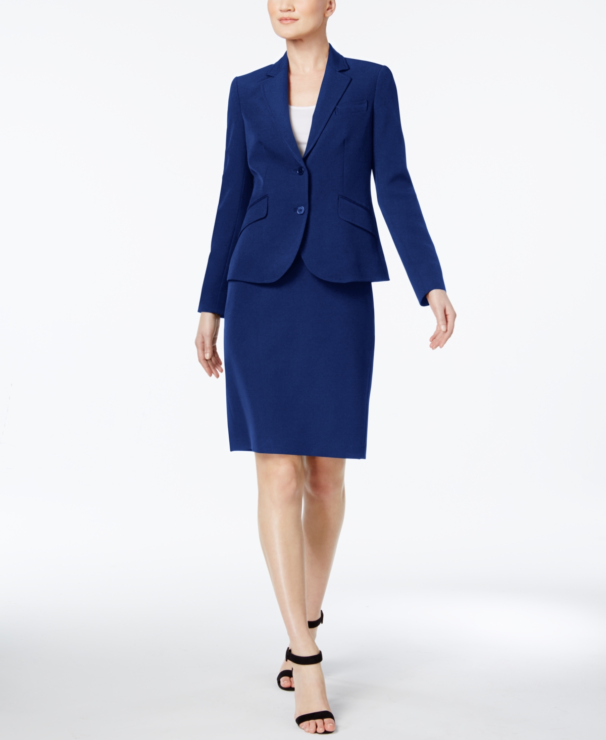 Anne Klein Missy & Petite Executive Collection 3-Pc. Pants and Skirt Suit Set, Created for Macy's