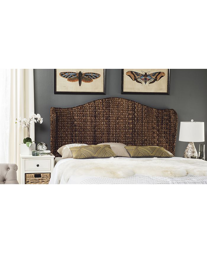 Safavieh Gerena Queen Winged Rattan Headboard Macy's
