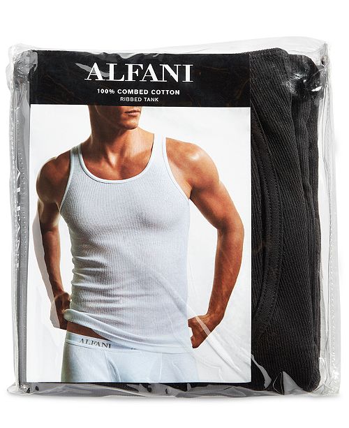 Alfani Men's Underwear, Big & Tall 3 Pack Tagless Tank Tops Underwear & Socks Men Macy's