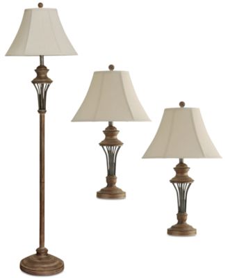 StyleCraft Home Collection - Set of 3 Moraga Lamp Set