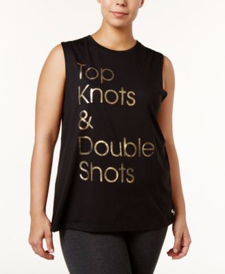 Soffe - Plus Size Printed Muscle Tank