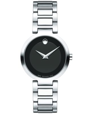Movado - Women's Swiss Modern Classic Stainless Steel Bracelet Watch 28mm 0607101