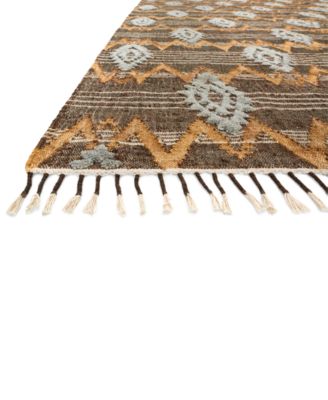 Owen OW-06 Taupe/Mist 7'9" x 9'9" Flatweave Area Rug