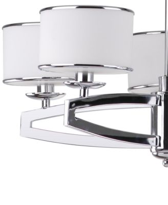 Leonora Chrome-Finish Pendant