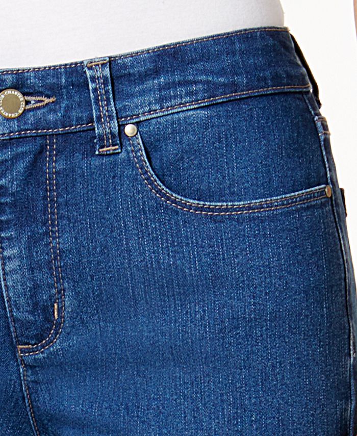 Charter Club Women's Lexington Straight-Leg Jeans Medium Red Size 10