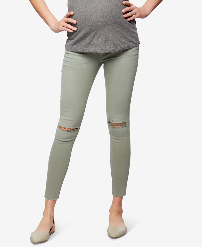Joe's Jeans Olive Wash Maternity Skinny Jeans Macy's