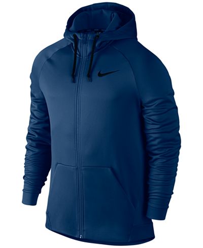 Nike Men's Full-Zip Therma Hoodie - Hoodies & Sweatshirts - Men - Macy's