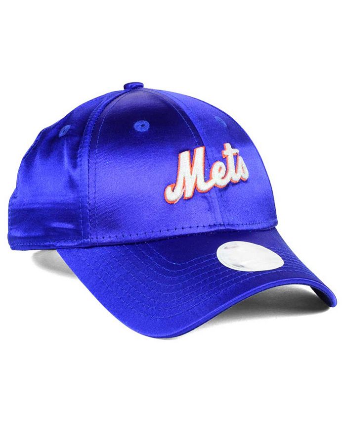New Era Women's New York Mets Satin Team Charmer 9FORTY Strapback Cap ...