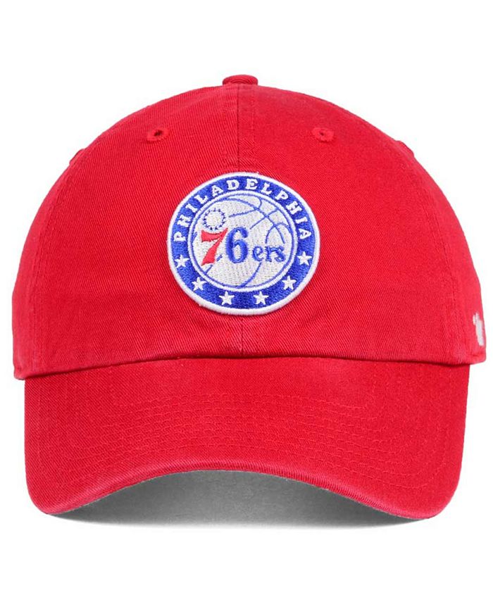 '47 Brand Philadelphia 76ers Clean Up Cap - Macy's