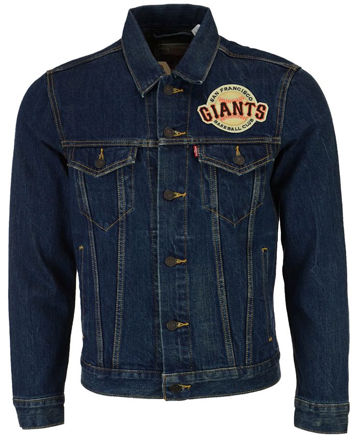 Levi's Men's San Francisco Giants Denim Trucker Jacket & Reviews ...
