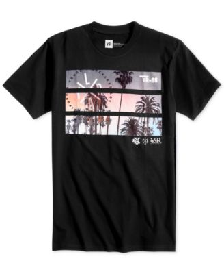 Young & Reckless - Men's Split View Graphic-Print Cotton T-Shirt