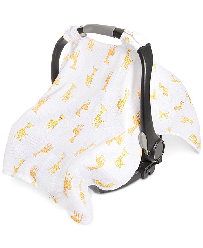 aden by aden + anais Baby Boys & Girls GiraffePrint Cotton Car Seat