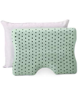 Authentic Comfort  Green Tea Memory Foam Contour Pillow