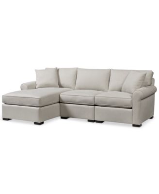 Furniture - Astra 3-Pc. Modular with Chaise, Only at Macy's