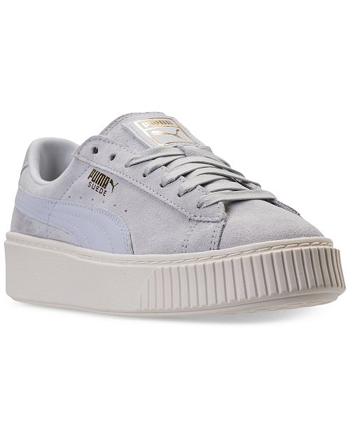 Puma Women S Suede Platform Core Casual Sneakers From Finish Line