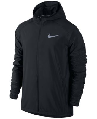 Nike Men's Essential Hooded Water-Resistant Running Jacket - Macy's