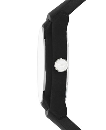 Diesel - Men's Armbar Black Silicone Strap Watch 45mm DZ1819