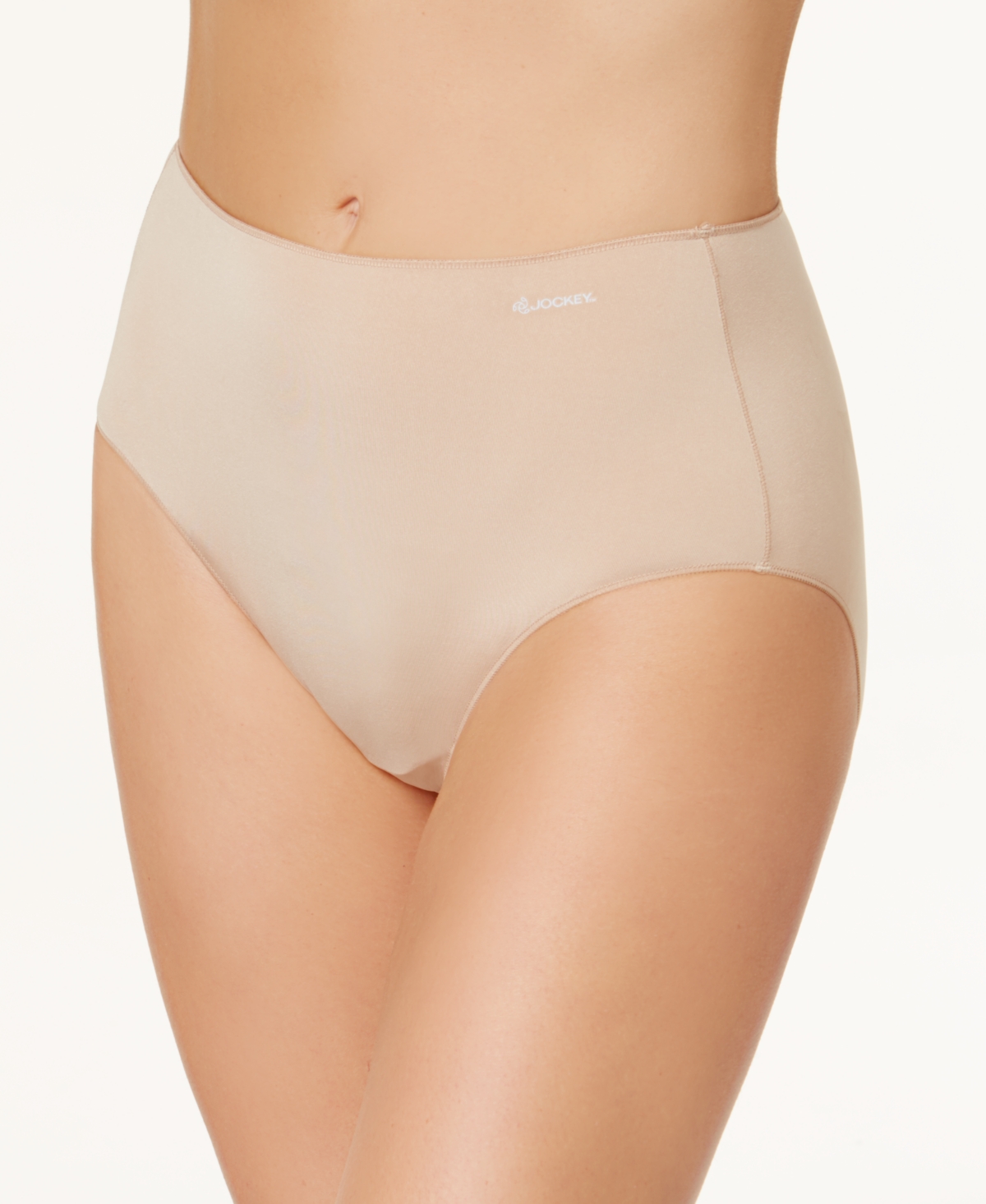 No Panty Line Promise Hip Brief Underwear 1372, Extended Sizes - Light (Nude )