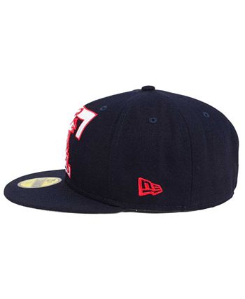 Casquette ajustée New Era Toledo Mud Hens Theme Nights Tigers 59FIFTY pour homme, blanc