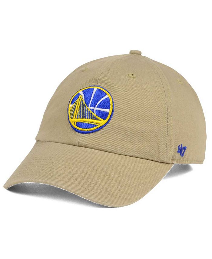 47 Brand Men's NBA Golden State Warriors Clean-Up Cap