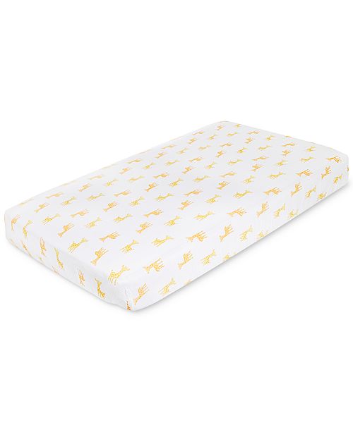 Aden By Aden Anais Baby Boys Girls Giraffe Print Cotton Crib