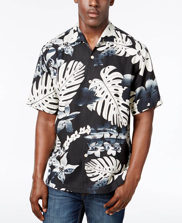 Tommy Bahama Men's Aloha Fronds Silk Shirt - Macy's