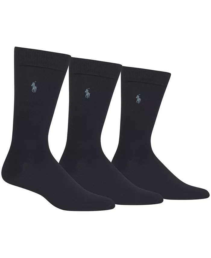 Men's Supersoft Dress Socks, 3-Pack - thumbnail 4