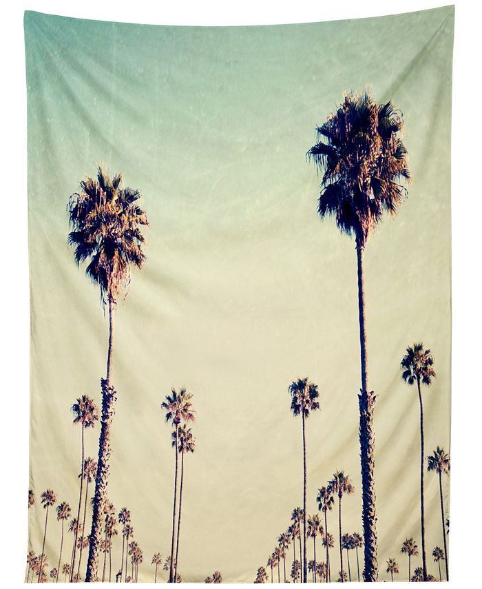 Deny Designs - Bree Madden California Palm Trees Tapestry