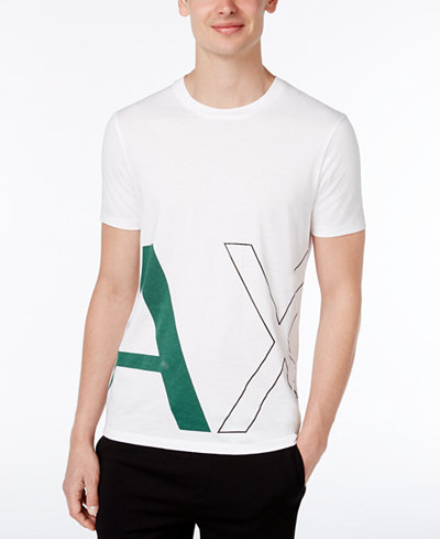 Armani Exchange Men's Big AX Logo-Print T-Shirt