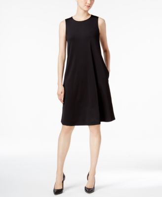 Kasper - Pocketed A-Line Dress