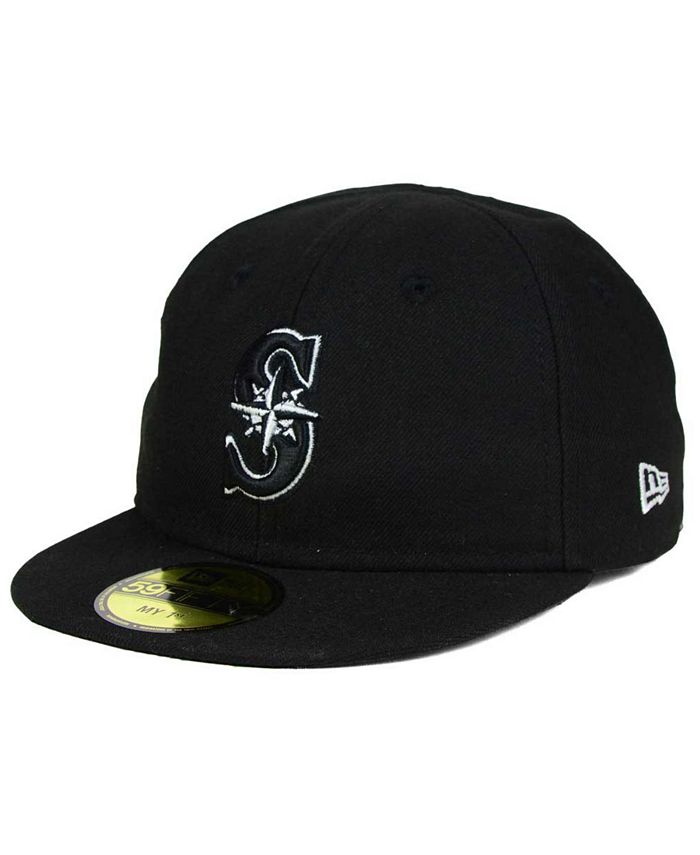New Era Seattle Mariners My First Black/White 59FIFTY Fitted Cap - Macy's