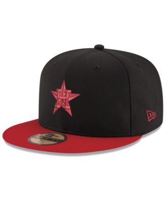 black and red astros hat