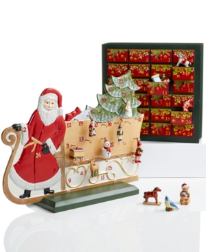 Villeroy & Boch Christmas Toys Memory Sleigh Advent Calendar In Multi