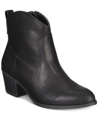 Style & Co Mandyy Western Booties, Created for Macy's - Macy's