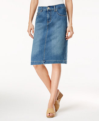 Style & Co Denim Skirt, Created for Macy's - Skirts - Women - Macy's