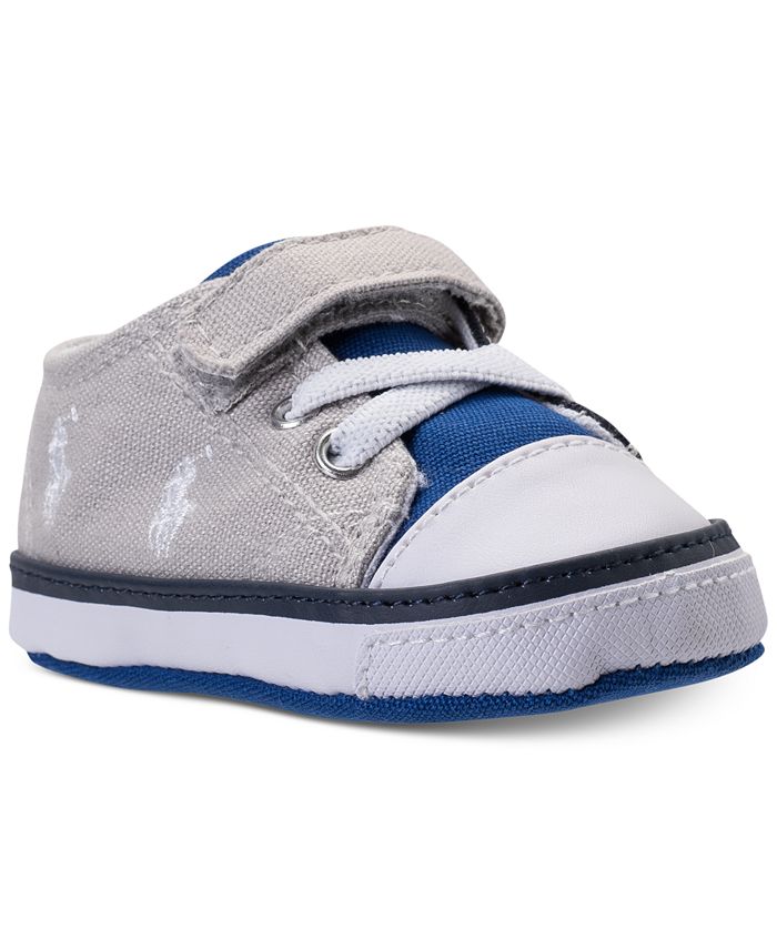 Polo Ralph Lauren Baby Boys' Kody Layette Casual Crib Sneakers from ...