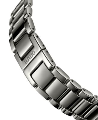 Rado Unisex Swiss True Thinline Black Plasma High-Tech Ceramic Bracelet ...