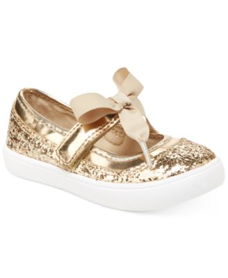 gold toddler girls shoes