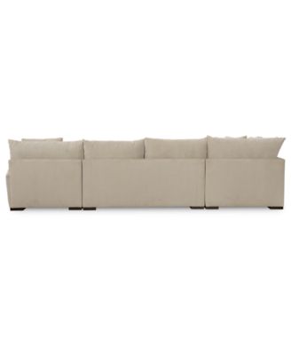 Rhyder 4-Pc. 80'' Fabric Sectional Sofa with Chaise